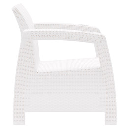 Набор из 2-ух кресел "Ротанг-плюс" без подушек белый