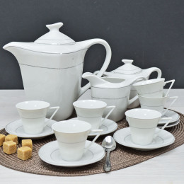Чайно-кофейный сервиз 27 предметов WR-3112