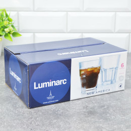 Набор стаканов 6шт 270мл "Новая Америка" низкие