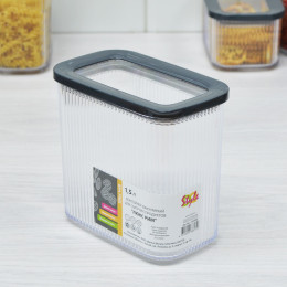 Контейнер для сыпучих продуктов вакуумный 1,5л "Люкс Рим"