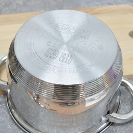 Набор кастрюль 4 предмета 2л, 3л, 5л, ковш 1,5л Premium