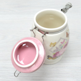 Банка для сыпучих 900мл "Батерфляй" LR 26312