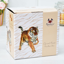 Чайная пара 440мл "Bengal tiger" круглая