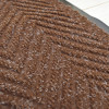 Коврик 80*120см влаговпитывающий FLOOR MAT "Ёлочка" коричневый