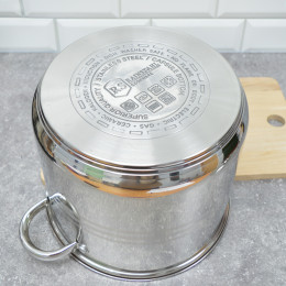 Набор кастрюль 3 предмета 7,2л; 9л; 11л 3-шаговое дно