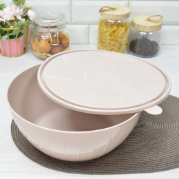 Салатник 5л с крышкой Sugar&Spice Vanilla латте