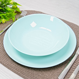 DIWALI LIGHT TURQUOISE Столовый сервиз 18 предметов 73706