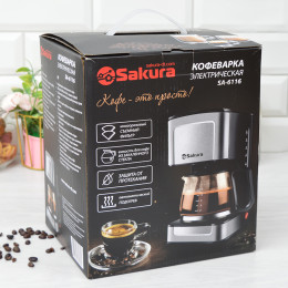 Кофеварка 0,8л 700Вт капельного типа SA-6116