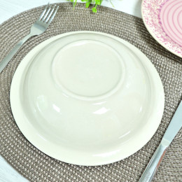 Тарелка глубокая 660мл 21см Сиреневый туман 95644