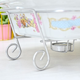 Мармит керамический с крышкой 39*26*15см, R-155027