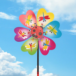 Штекер садовый ветрячок "Летняя полянка" 50см, d22см