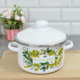 Набор кастрюль "Травы и специи"