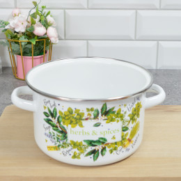 Набор кастрюль "Травы и специи"