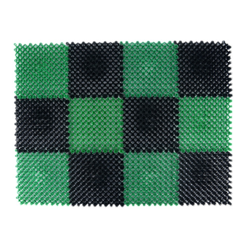 Коврик Gras 42х56 см, черно-зеленый Blabar