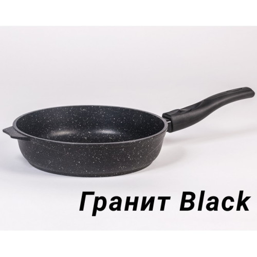 Сковорода 24см Гранит black со съемной ручкой 024802