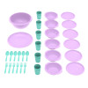 Набор посуды для пикника №9 «Вечеринка» (6 персон, 32 предм) антипригарное покрытие 184