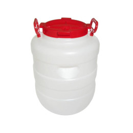 Бочка 40л Дачная круглая белая