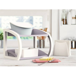 Подставка настольная 2-х ярусная KRITA Серая мистерия