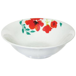 Салатник 600мл 17,5см Алые цветы 71279