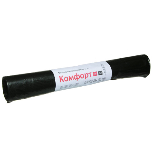 Мешки для мусора 120л 10шт 70*110см 25мкм ПВД