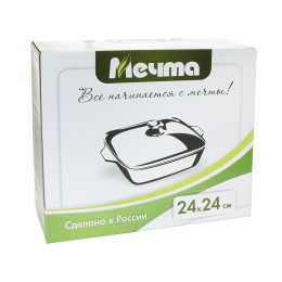 Жаровня 24*24см Гранит star