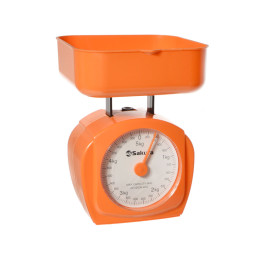 Весы кухонные механические до 5кг оранжевые