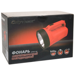 Фонарь аккумуляторный светодиодный СПУТНИК AFP953-3W