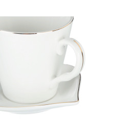 Чайная пара 220мл "Лист Блэк&Вайт" MILLIMI