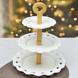 Фруктовница 3-х ярусная 15*20*25см