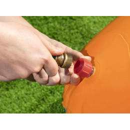 Бассейн надувной 341*213*38см 602л с горкой Bestway 53080