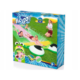 Слайдер водная горка с тремя дорожками Friendly Frog Bestway 52389