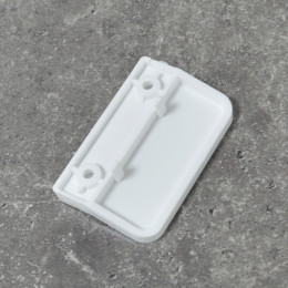 Ручка балконная пластиковая белая