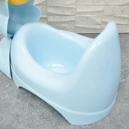 Горшок детский "Зайчик" Lapsi светло-голубой