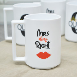 QUEEN&MRS RIGHT Набор кружек 6шт 380мл