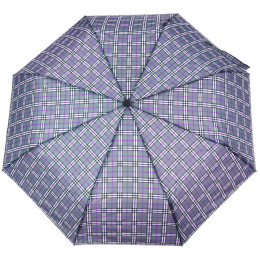Зонт мужской автомат "Ультрамарин - Клетка", цвет микс
