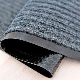 Коврик 120*180см влаговпитывающий ребристый FLOOR MAT Стандарт Лайт, серый