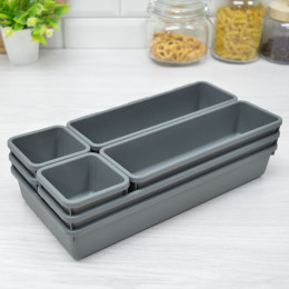 Набор лотков №3 графитовый