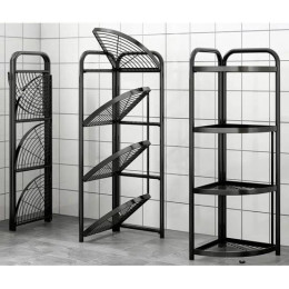 Этажерка 3-х секционная угловая складная металлическая