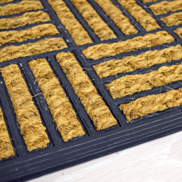 Коврик 40*60см Кокосовый придверный RUBBERTECH