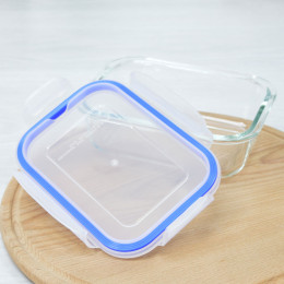 Контейнер 640мл стеклянный пищевой BK-8804