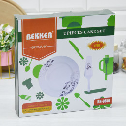 Блюдо для торта с лопаткой "SICILIA" BK-9816