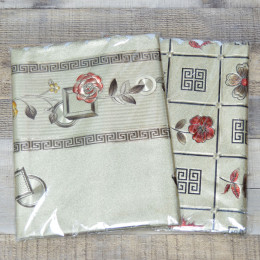 Скатерть 140*220см виниловая "Милан", в ассортименте