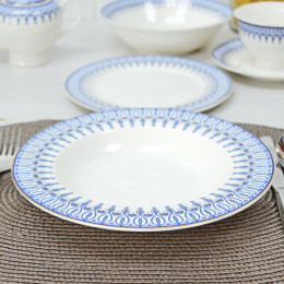 Тарелка суповая 21,5см Аквамарин