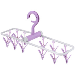 Вешалка с 12 прищепками складная