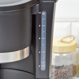 Кофеварка 1,2л 700Вт капельного типа SA-6117BK