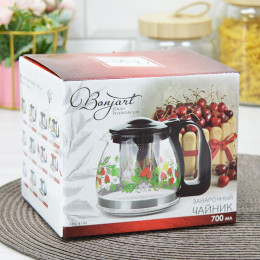 Чайник заварочный 0,7л с рисунком 430-717