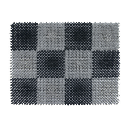 Коврик Gras 42х56 см, черно-серый Blabar