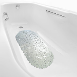 Коврик для ванны "Лунный камень" 36х69 см жемчужный 7066-pearl