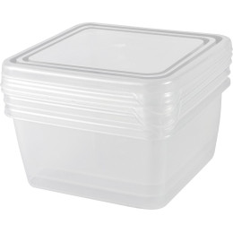 Набор контейнеров для заморозки PT Frozen 0,45л квадр 115х115х85 мм 3шт PT203912999