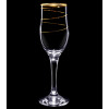 Набор бокалов для вина 6шт 200мл Золотая спираль 1712-З2